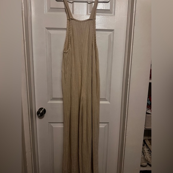 Yozy Beige Jumpsuit with Pockets - Picture 2 of 7